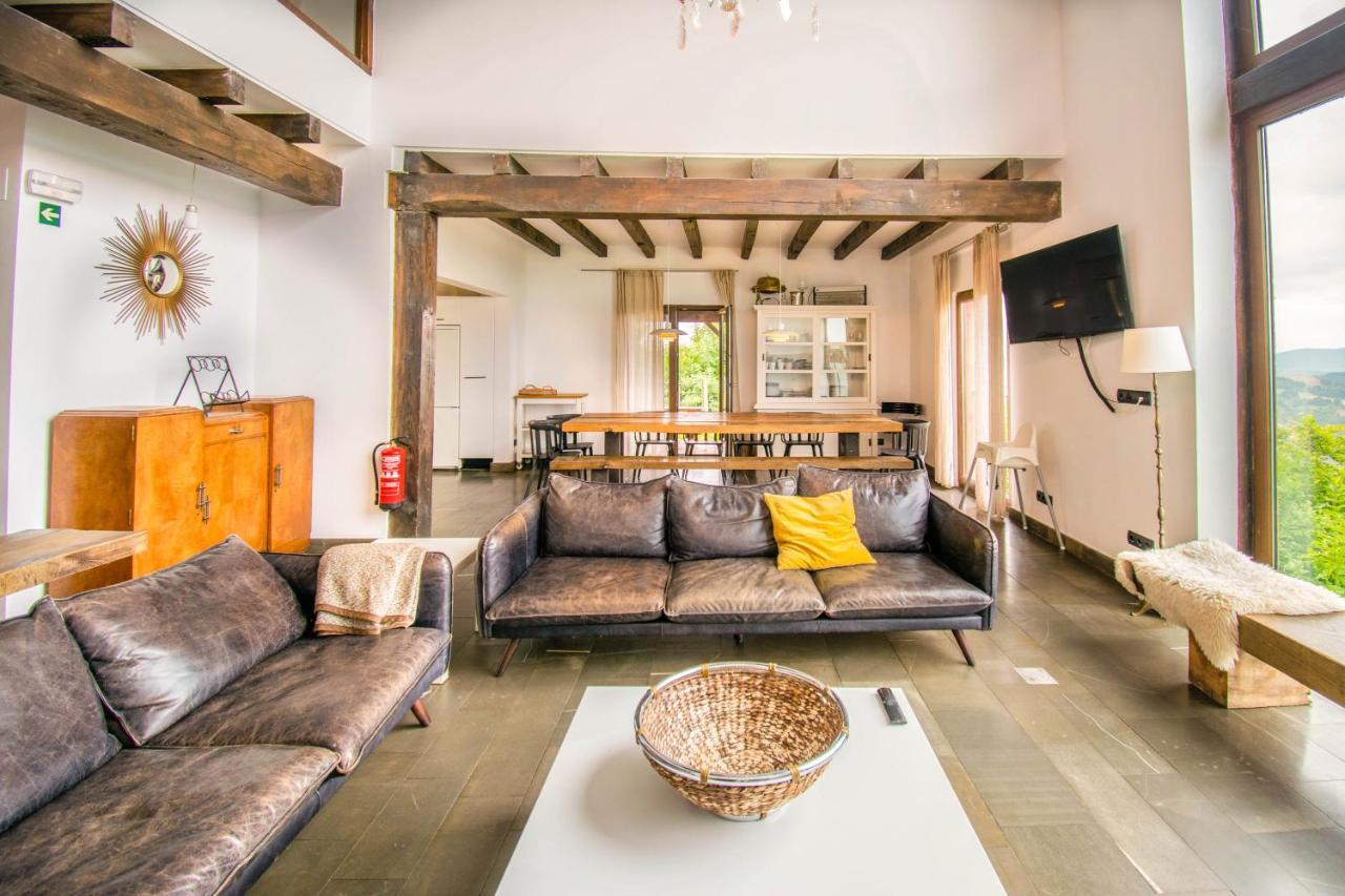 Behin Batean, Espectacular Casa Rural En Pleno Corazon Del Valle Baztan Ziga Kültér fotó