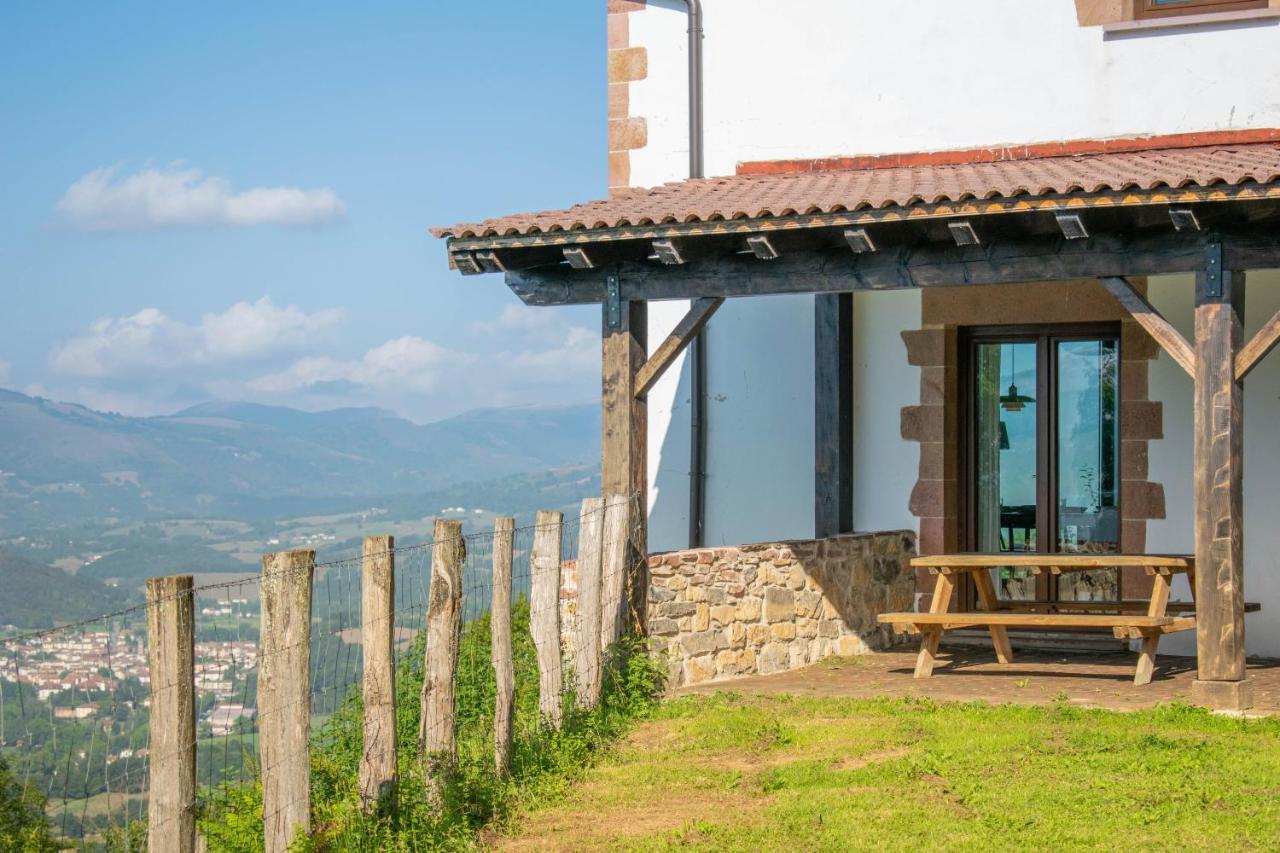 Behin Batean, Espectacular Casa Rural En Pleno Corazon Del Valle Baztan Ziga Kültér fotó